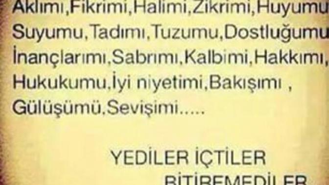Ne bereketli doğurmuş beni annemmm.. ?