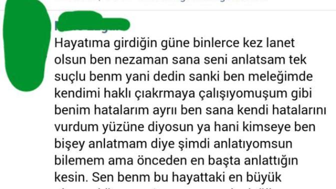 Facedeki eski sevgiliye küfürlü ekran görüntülü mesajlarım? (RESİMLİ)?