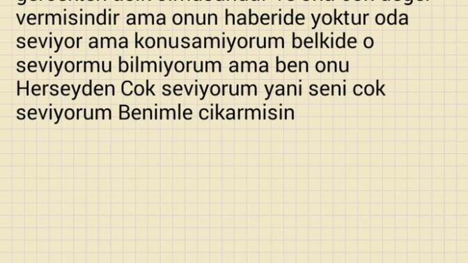 2.5 yildir fazla yakinlasamadigim Bir kiza Cikma Teklifi Etcem Olurmu Yoksa Baska Bir Seymi Deneyim +1?