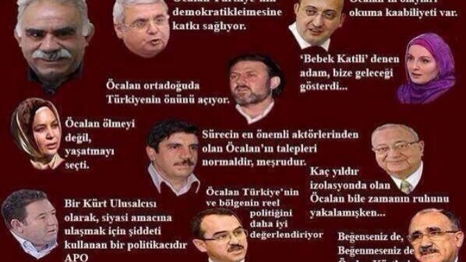 AKP'lilerin Abdullah Öcalan'a övgüleri hakkında ne düşünüyorsunuz?