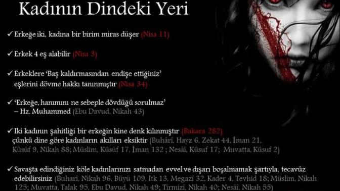 Kadinin dindeki yeri?