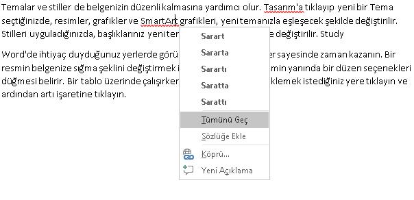 Kırmızı Çizgi Kaldırma
