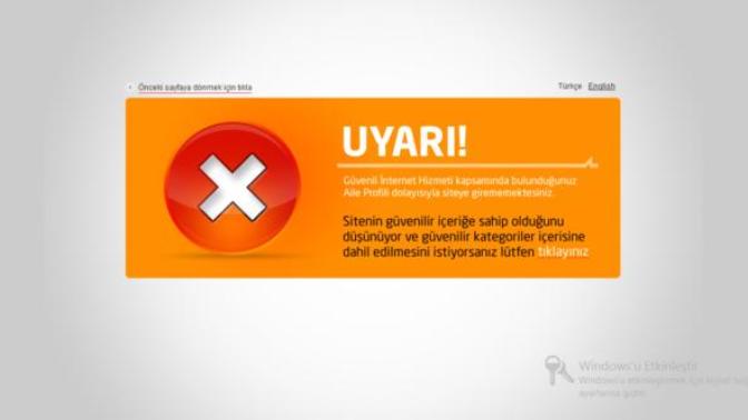 Güvenli internet hizmeti? tumblra giremiyorum?