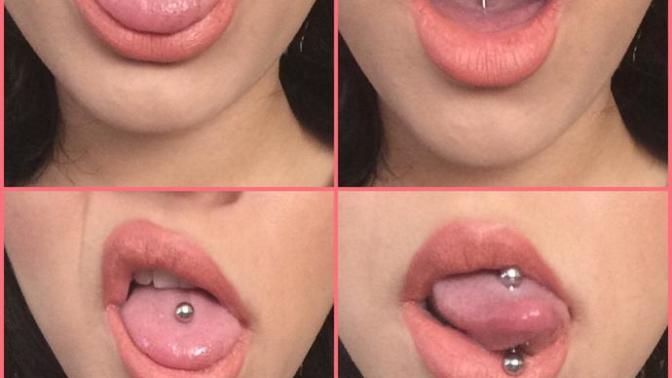 Dil piercingim sizce nasıl görünüyor?