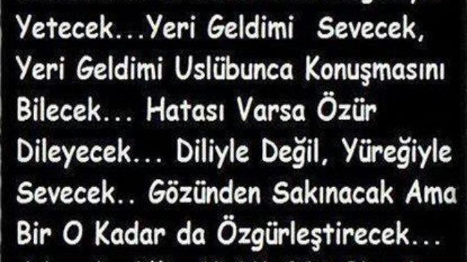 Erkek dediğin... ... ... ... gibi olmalı?