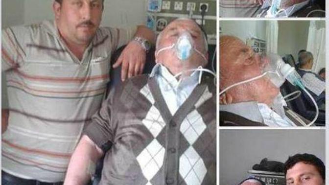 Ülkemden insan mazaraları. babamı acile getirdik nefes alamıyor adam. böyle bişey facebook'ta paylaşılır mı ya?