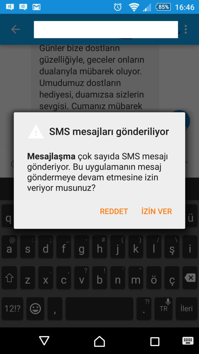 Sony Xperia Z3 Toplu Mesaj Gönderme Sorunu ! ?