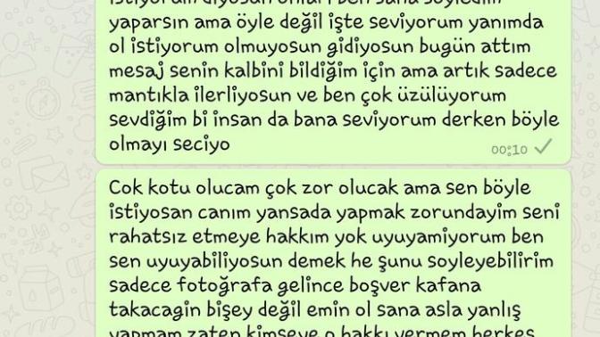 Sevgilimle barismak istedim ama olmadı bende böyle  bir  mesaj attım sizce nasıl?