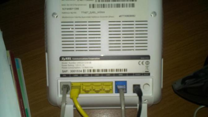 Modem kablo bağlantım yanlışmı (Fotoğraflı)?