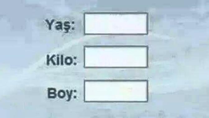 Boy Kilo Oranını Biliyormusun?
