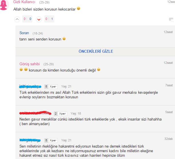 Yazıklar olsun size Türk kızları siz hainmisiniz?