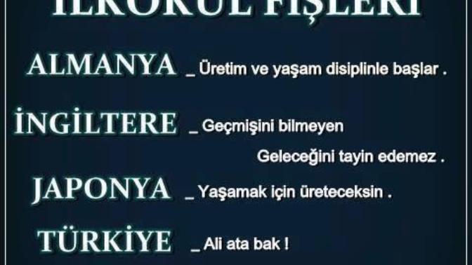 Ülke ülke ilk okul fişleri RESİMLİ?