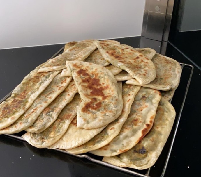Peynirli ıspanaklı gözleme