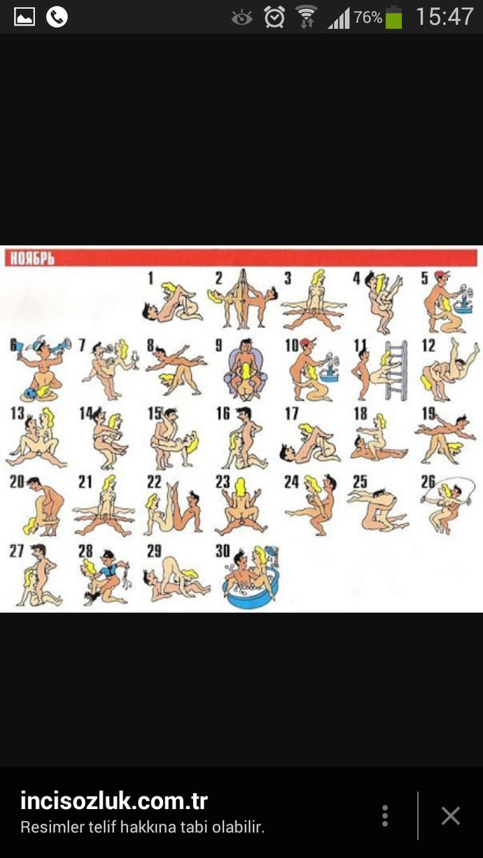 Kızlar, Resimdeki Hangi poszyonu seviyorsunuz?