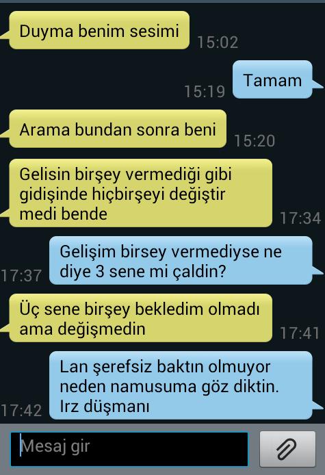 3 senelik sevgilim bana bunu yazdı.(resimli)?