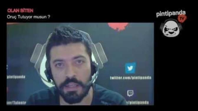 Milletin orucundan size ne, diyen pintipanda abimiz?