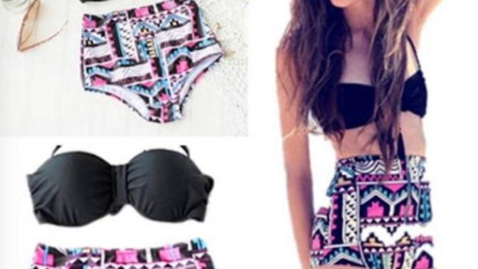 Yüksek bel bikini?
