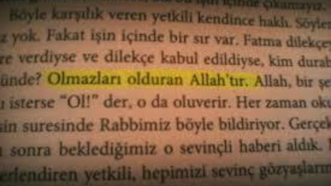 Dua sizin için ne ifade ediyor? Olmazları olduran bir ALLAH (c. c) var?