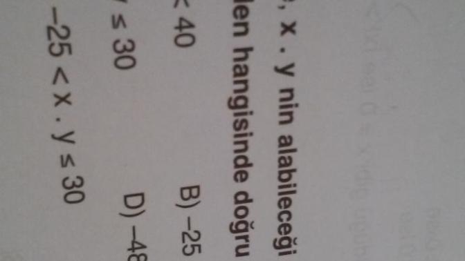 Matematik-Basit eşitsizlik soruları. Kendine guvenen baba yigit Çözebilecek var mı? ?