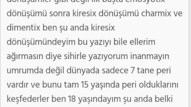 Periler yazısı hakkında ne dusunuyorsunuz?