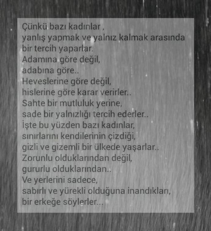 Bazı kadınlar, yanlış yapmak ve yalnız kalmak  arasında tercih yaparlar?