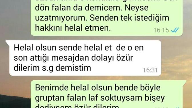Eski sevgilime ayrılalı 1 yıl olduktan sonra mesaj attım ve helaleştik barışır mıyız?