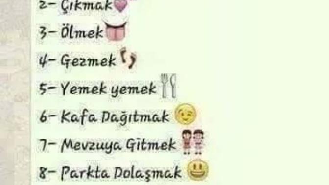 Benimle ne yapmak istersin?