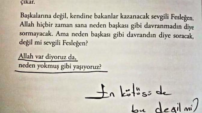 ( resimli ) Allah var diyoruz da , neden yokmuş gibi yaşıyoruz? ?