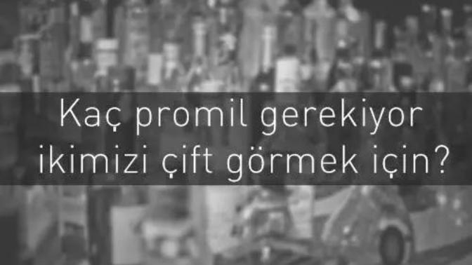Kaç promil gerekiyo ikimizi çift görebilmek için :)?