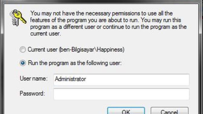 Windows 7 program kuramıyorum?
