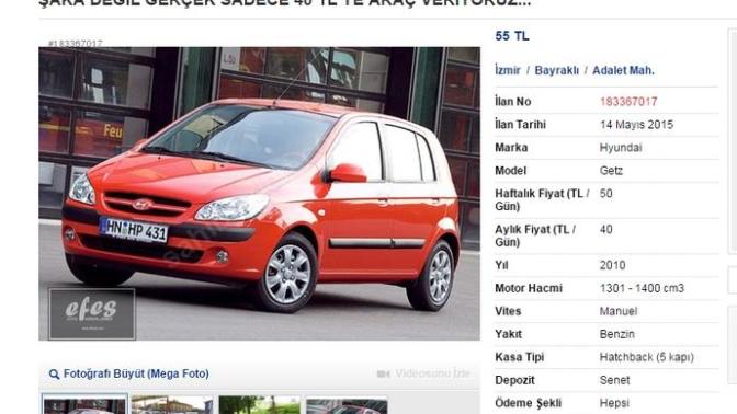 Araba kiralama hakkında bilgisi olan varmı?