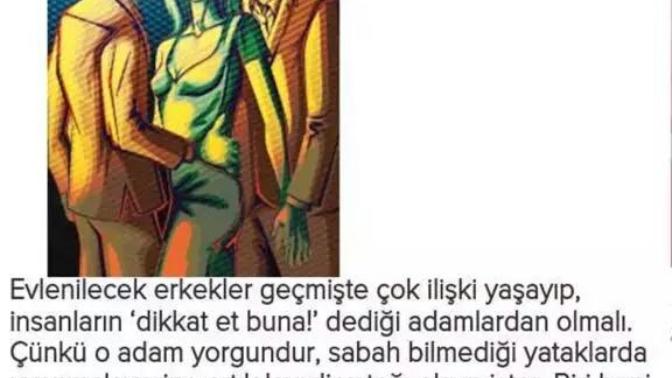 Niye bakir erkekle evlenmek istemiyoruz?