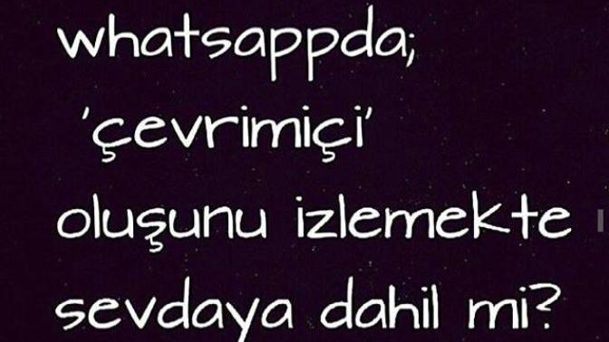 Whatsapp'da "çevrimiçi" olmasını izliyor musunuz?