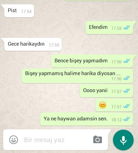 Teklif etti, kabul etmedim. Ama hala konuşuyoruz. Sizce ne dusunur? Resimli?