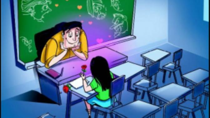 Öğretmenine aşık olan?