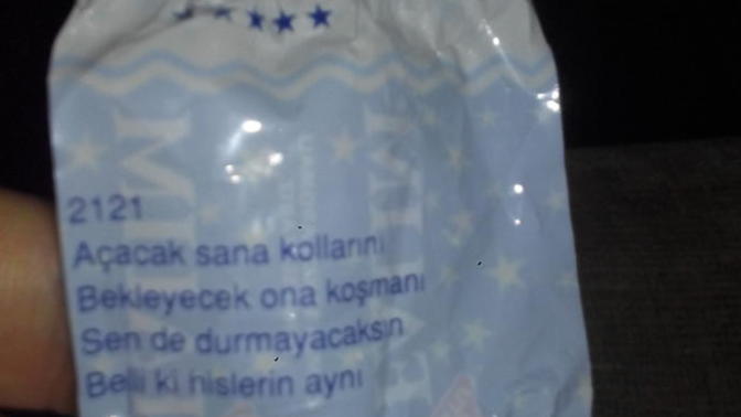 Sizce sakız falım nasıl? :)) ?
