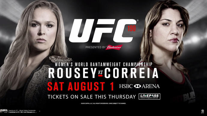 Kızlar, UFC 190 : Rousey - Correia / Favoriniz kim ?