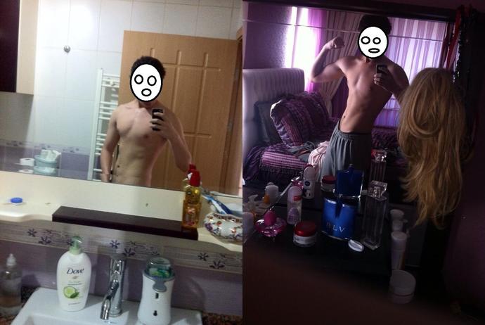 Before (ÖNCE) After (SONRA) Değişim nasıl sizce? Spor?