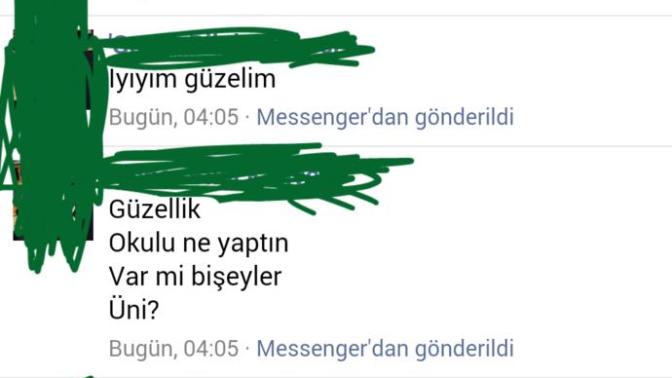 Hocam bana yürümuyor değil mi?