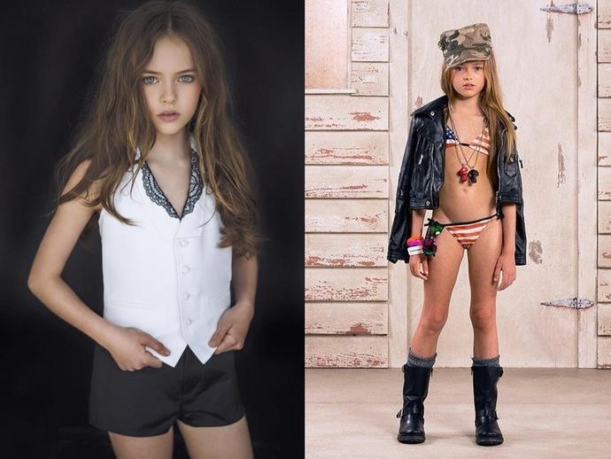 9 yaşında ve Dünya'nın en güzel kızı aynı zaman da en genç süper modeli! Sizce güzel mi değil mi?