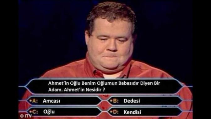 Ahmet'in oğlu benim oğlumun babasıdır diyen bir adam Ahmet'in nesidir?