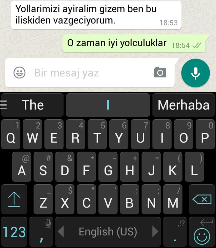 Yollarımızı ayıralım diyen bir erkeğe ne denir?