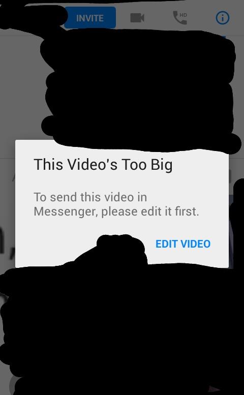 Messenger dan video yollamak istiyorum ama yollanmiyor cok onemli yollamam gerek lutfen yardim edin?