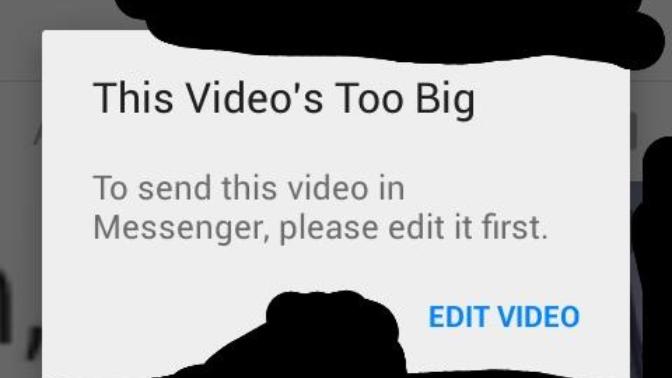 Messenger dan video yollamak istiyorum ama yollanmiyor cok onemli yollamam gerek lutfen yardim edin?