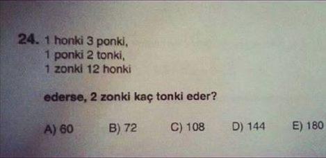 2 zonki kaç tonki eder?