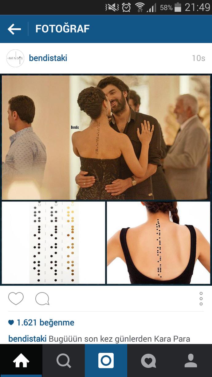 Sizce bu dövme nasıl Kara Para Aşk'ta Elif'i dövmesi nasıl?