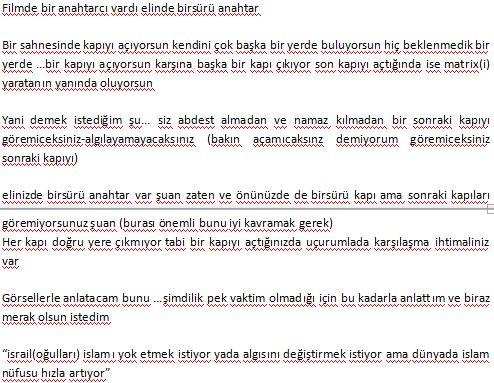 matrix filmi ve kuran birbiriyle ilişkili bir şey olabilir mi sizce “OKU”?