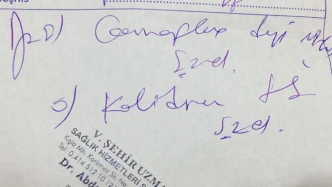 Eczaneci var mı?