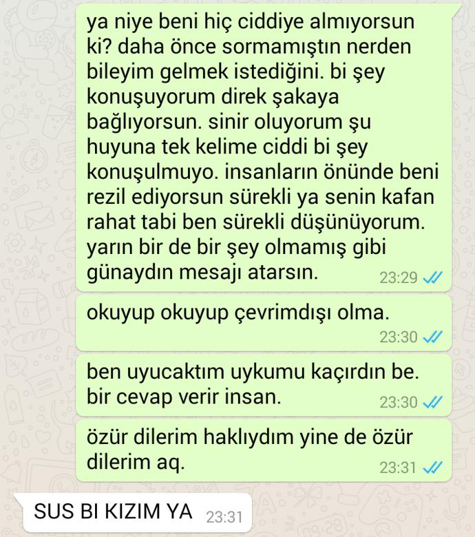 sinir hastası eden bu terbiyesiz insana ne denir şimdi?