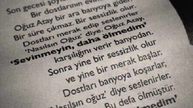 Sevinmeyin Daha Ölmedim... lütfen iki dkkanızı ayırıp okuyun?